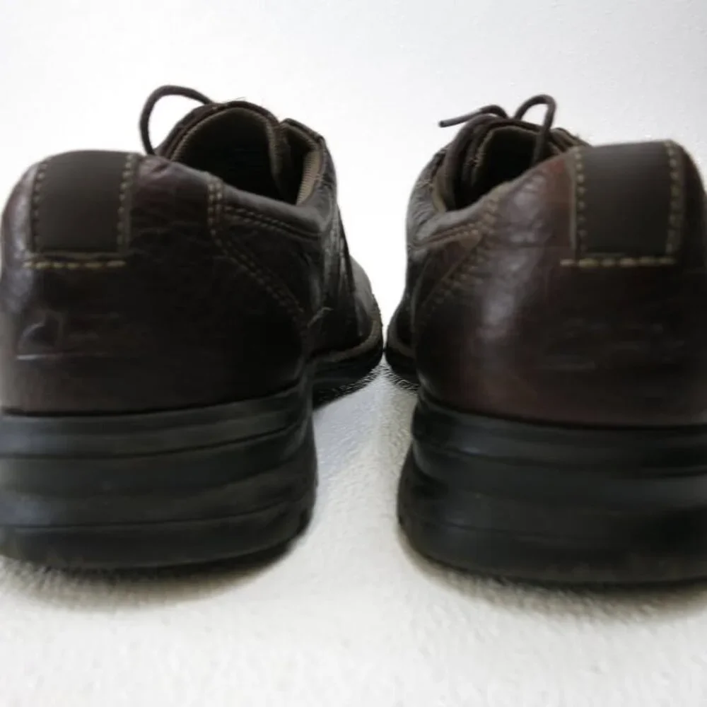 Clarks Oil tanned Leather Comfort Casual Oxfords Mens Comfort Footwear sz 10 W